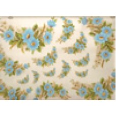Ref. 78222 -  DECALQUE FLOR AZUL CLARO 1458